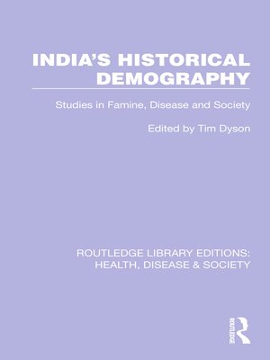 cover image of India's Historical Demography
